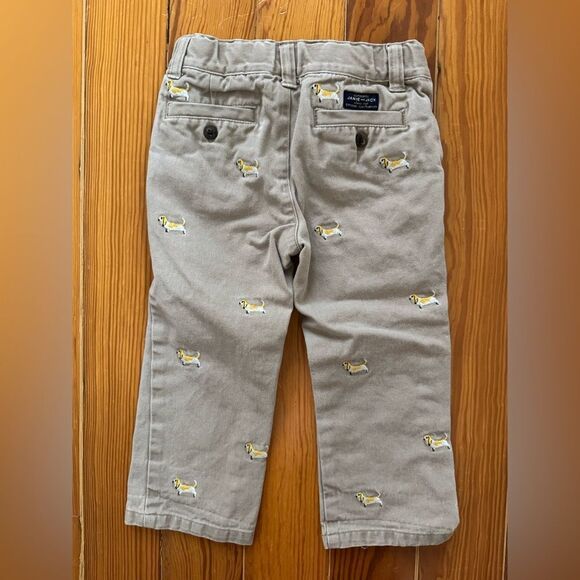 Janie and Jack Dog Print Khakis - Picture 4 of 4
